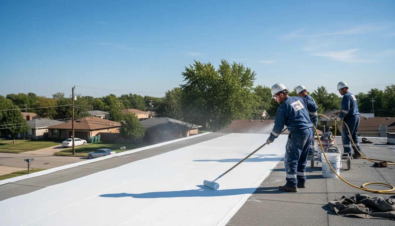 Commercial roof coating in Keysville, VA near me